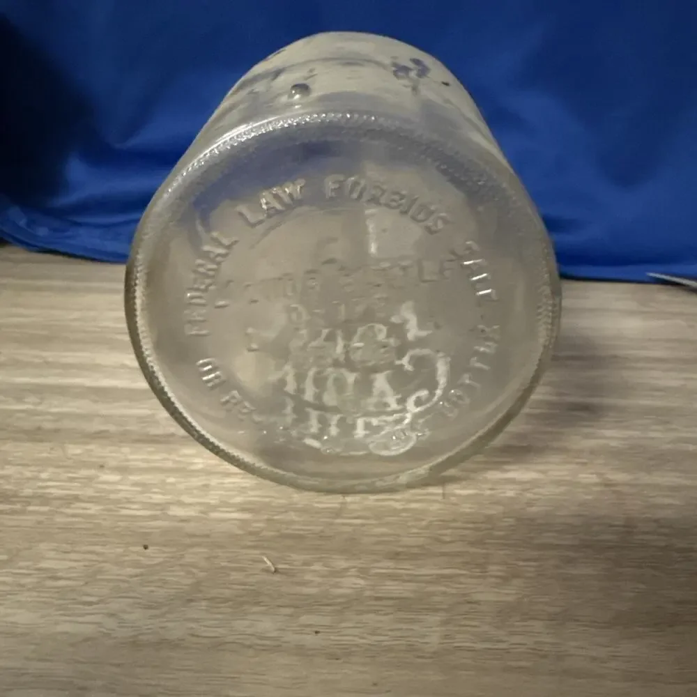 Old Cabin Still Whiskey Vintage 1970's Back Bar Style Decanter Bottle